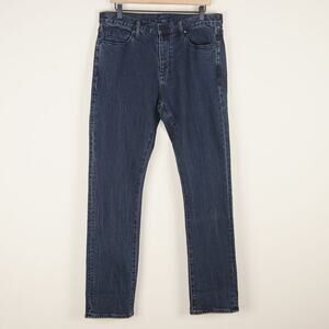 NEW OTD On This Day Slim Fit Dark Indigo Blue Jeans Mens Sz 33 x 33